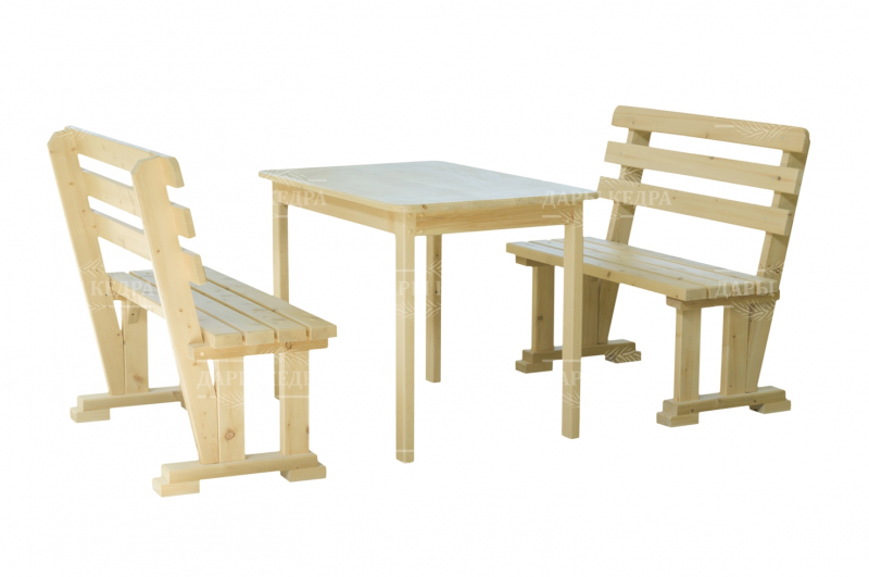 Стол с лавками Стол с лавками